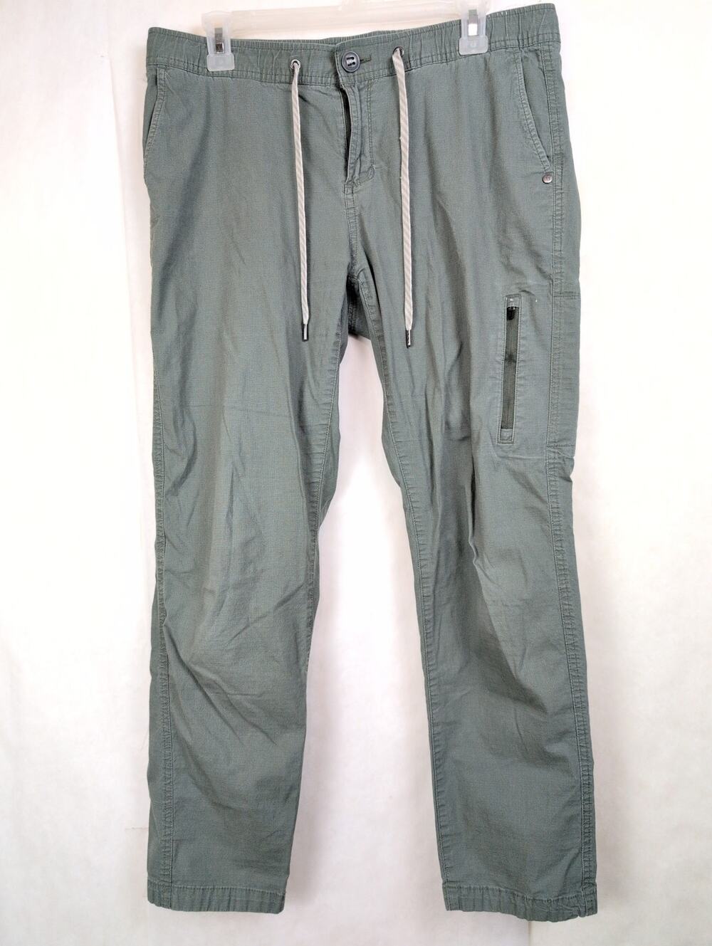 Vuori Rise and Shine ripstop pants Size L Green Gorpcore Utility Hiking Granola